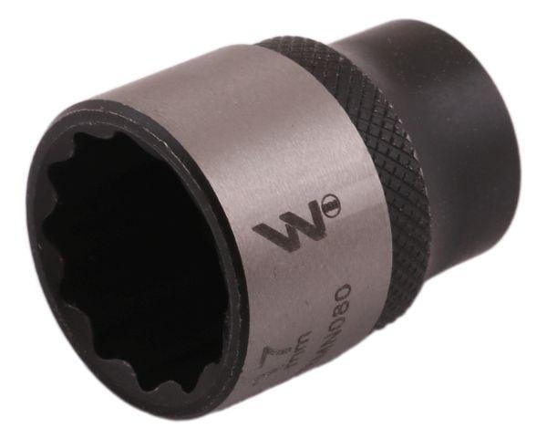 Nasadka dwunastokątna 3/8" 17 mm CrV50BV30 DIN 3124 Waryński