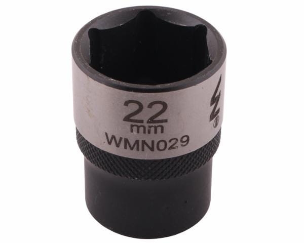 Nasadka sześciokątna 1/2" 22 mm CrV50BV30 DIN 3124 Waryński 3