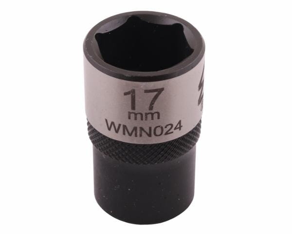Nasadka sześciokątna 1/2" 17 mm CrV50BV30 DIN 3124 Waryński