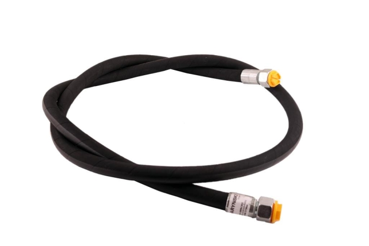 Przewód hydrauliczny 275 bar gwint DKR/DKR 1/2" BSP proste L-2000mm DN12-2SN (C11C11/211/13-2000) 27.5 Mpa