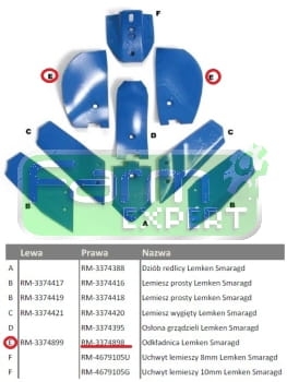 Odkładnica prawa Lemken Smaragd Vulcan RM-3374898 (3)