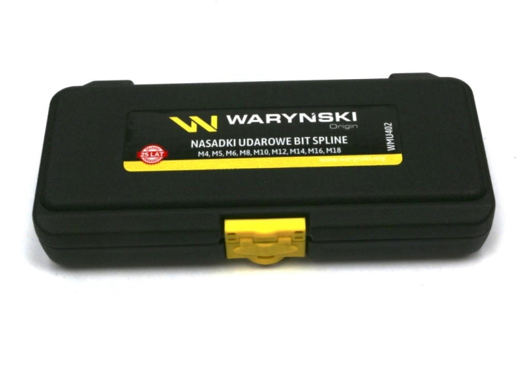 Zestaw nasadek udarowych 1/2 typu SPLINE 9 el Waryński (2)