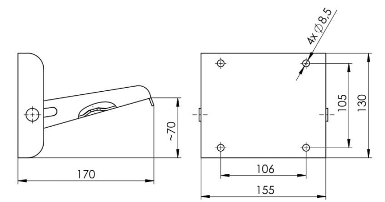 Stopień do przyczepy SP-01 zastosowanie przyczepka SPP 2