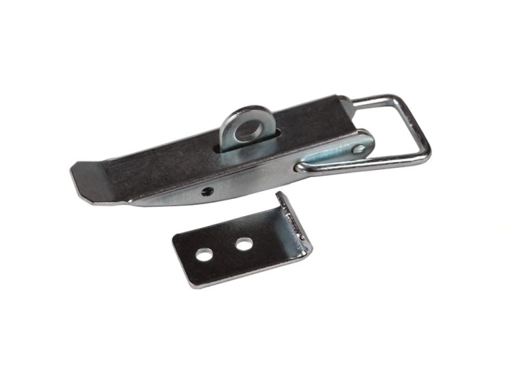 Spinacz zaczep zamek burty uniwersalny 115 mm x 17 mm ze skoblem klamra z drutu fi-5mm