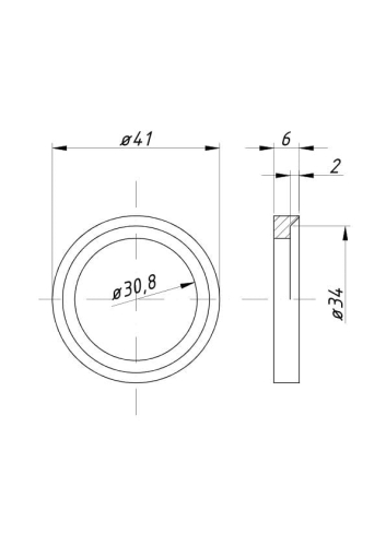 Gniazdo zaworu wydechowego C-360  2
