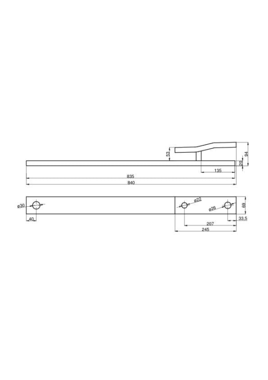 Listwa zaczepu polowego C-4011 (2)