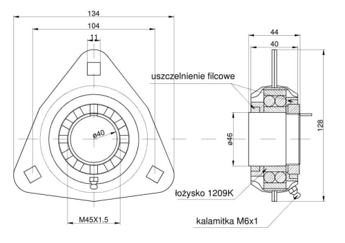 budowa kompletna łożyska K209 698337 Consul, Mercator, Protector 599067, 799008, 235956 Claas (2)