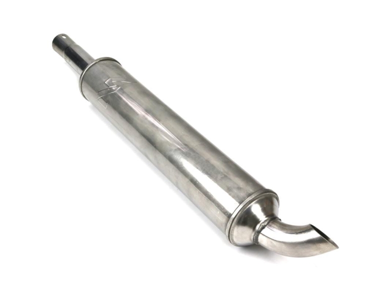 Tłumik okrągły krótki 830mm 4.1kg C-330 INOX WARYŃSKI (2)
