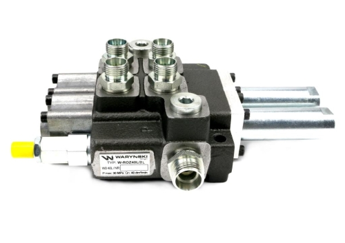 Zestaw: Rozdzielacz 2-sekcyjny na linki + Elementy złączne Waryński 2