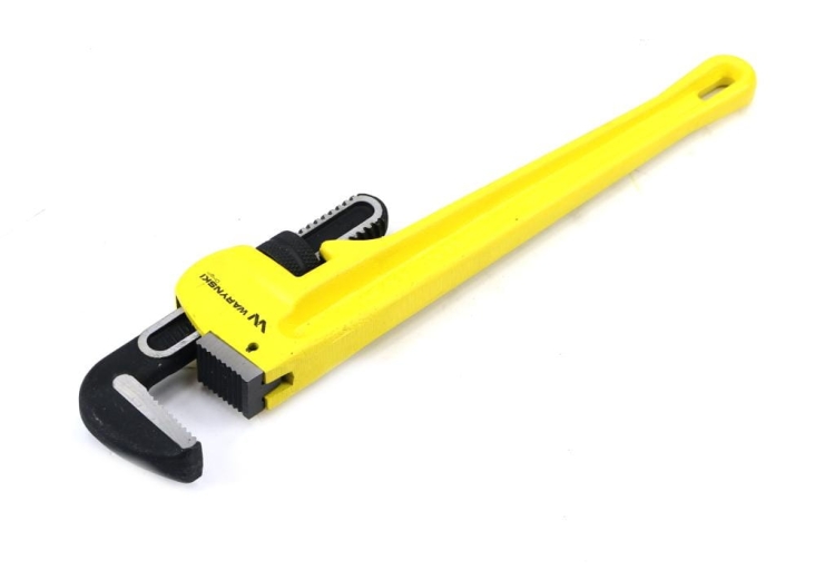 WMH13Klucz do rur typ amerykański 10" wzmocniony szczęki CrMo max średnica 40 mm Waryński 2