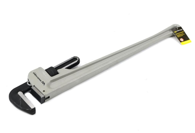 Klucz do rur typ amerykański 36" uchwyt aluminium wzmocniony szczęki CrMo max średnica Waryński 2