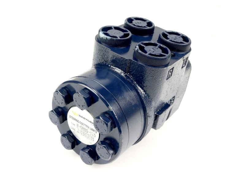Orbitrol hydrauliczny W-ORBS 125 cm3/obr z zaworami (System Open Center - bez obciążenia) Waryński 2