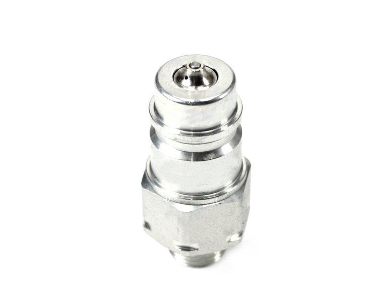 Szybkozłącze hydrauliczne wtyczka M14x1.5 gwint zewnętrzny EURO (ISO 7241-A) z eliminatorem ciśnienia Waryński 3