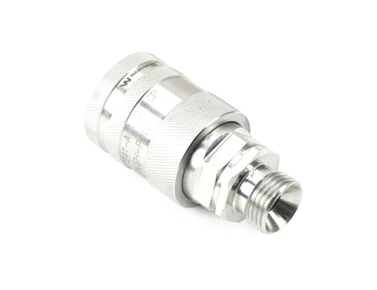 Szybkozłącze hydrauliczne gniazdo G1/2"BSP gwint zewnętrzny EURO PUSH-PULL (ISO 7241-A) Waryński 2