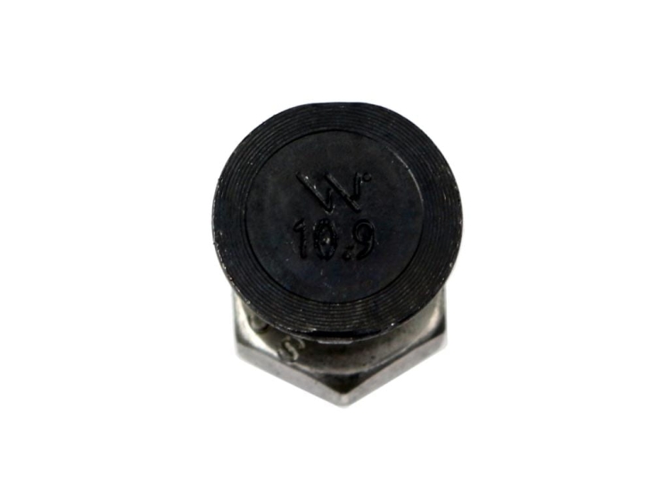 Śruba kpl. płużna dwunoskowa większy łeb M12x30 mm kl.12.9 Waryński 3