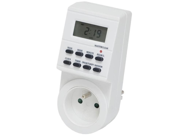 Programator gniazdkowy elektroniczny 7 Dniowy 230V