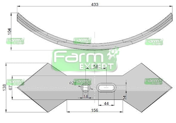 Redlica agregatu podorywkowego sercowa 1738130010 Gruber (3)