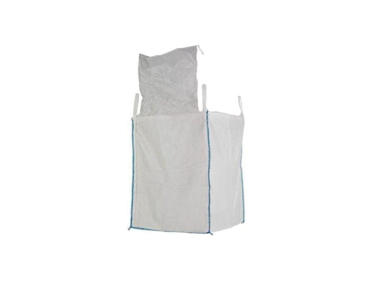 Worek BIG BAG 1200kg. 90x90x120. 4 uchwyty. góra otwarta z klapą/ dół zamknięty