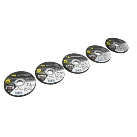 Tarcza do cięcia metalu 115 x1.0 x22.23 mm wielopak Waryński (2)