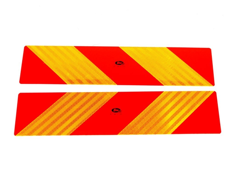 Tablica wyróżniająca odblaskowa kpl. 2szt. 565x140mm 101-01W-89