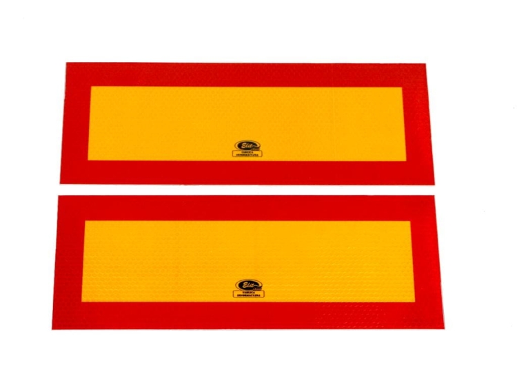 Tablica wyróżniająca odblaskowa kpl 2szt 300mm/120mm 101-04W-95