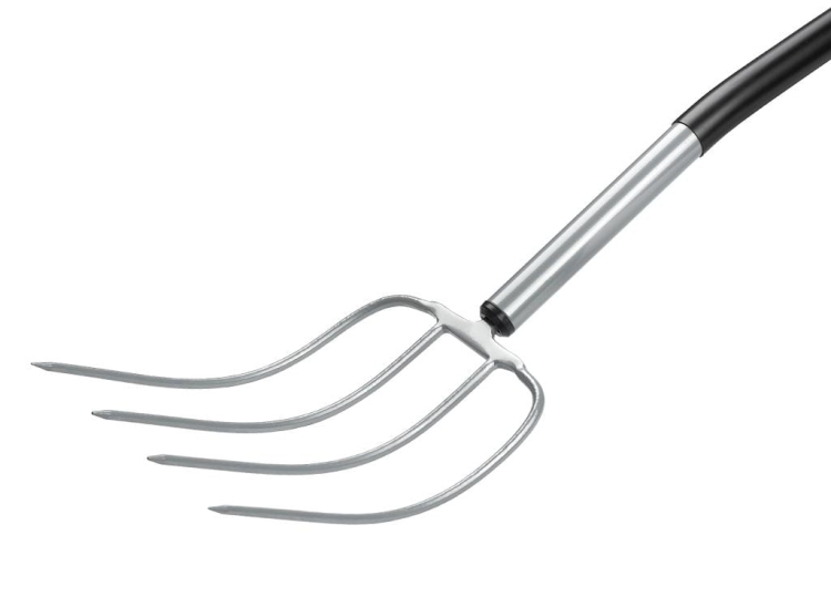 Widły gospodarcze 4-zębne na metalowym trzonku Extreme TEGER 2