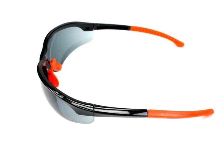 Okulary ochronne z poliwęglanu CE ciemne szkła Teger 2