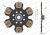 Tarcza sprzęgła ceramiczna F285100103010 FENDT Waryński 3