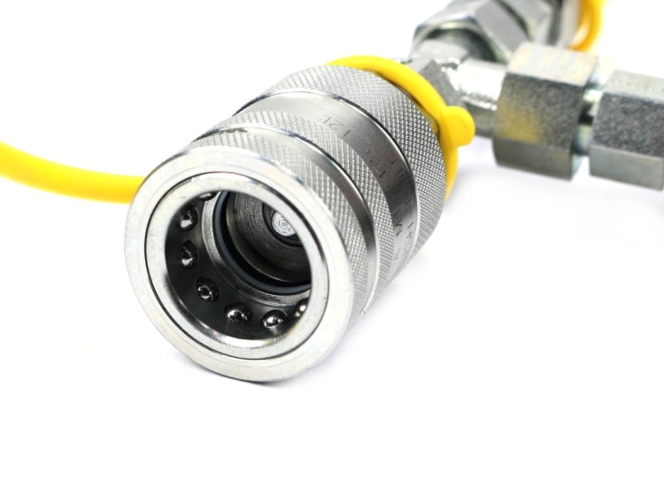 Zestaw pomiarowy ciśnienia hydrauliki z manometrem 250 bar wtyczka i gniazdo EURO Push-Pull Waryński  2