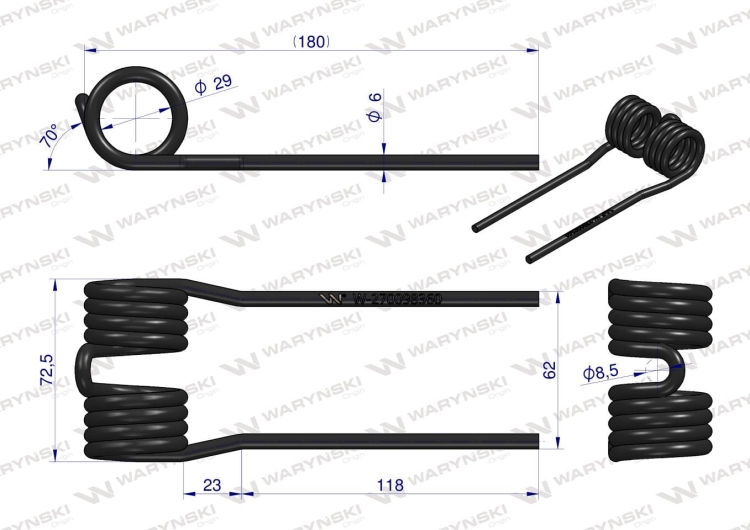 Palec podbieracza 270098360 Krone Waryński 2