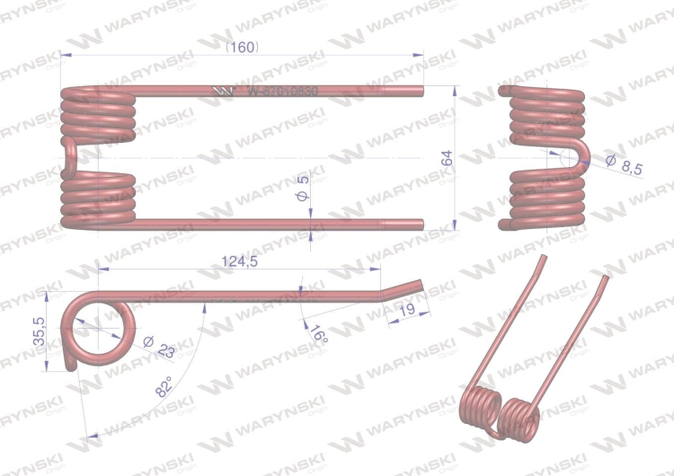 Palec podbieracza Strautmann 87010630 Waryński  2