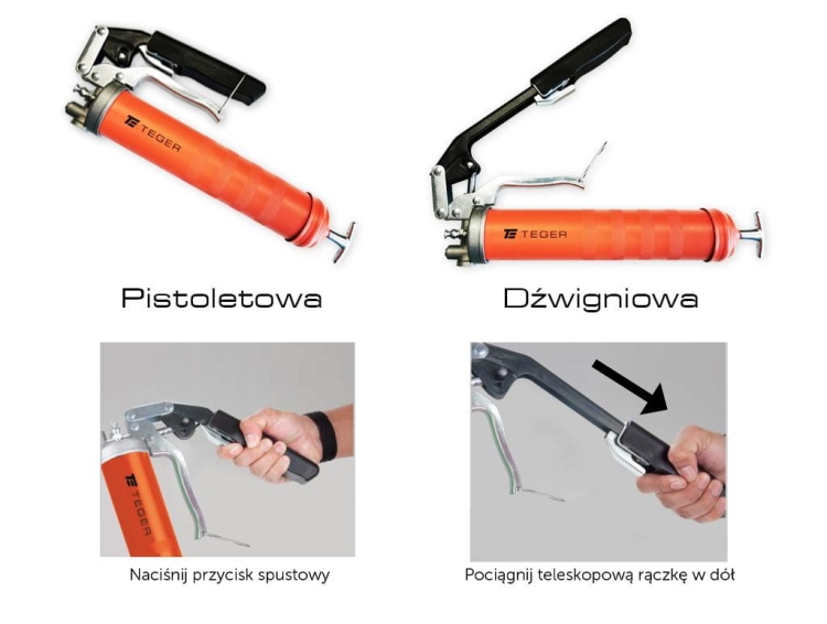 Smarownica ręczna dual system TEGER 3
