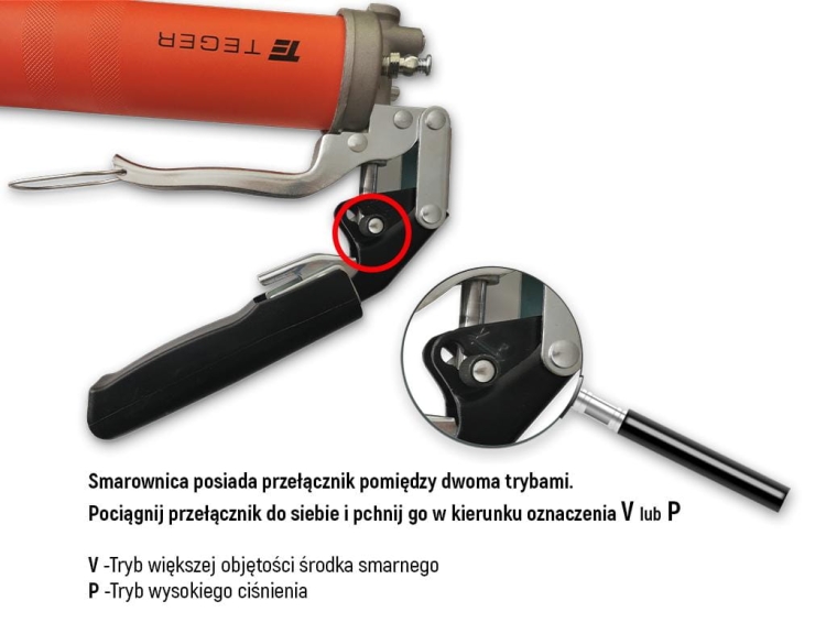 Smarownica ręczna dual system TEGER 4