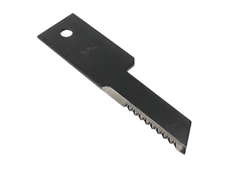 Nóż stały rozdrabniacz słomy sieczkarnia uzębiony 198x50x3mm otwór 13 New Holland 322291650 WARYŃSKI