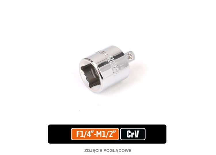 Redukcja F 1/4"-M 1/2" TEGER