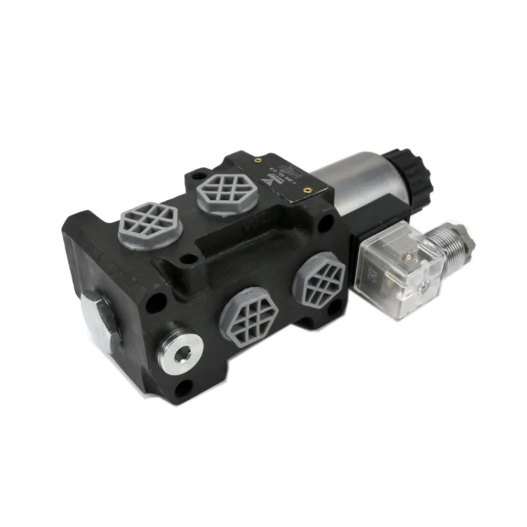 Dzielnik zawór elektrozawór kierunkowy elektromagnetyczny kontroli (DVS6/50 L/MIN) 12V DC 6/2 G3/8 50L VOIMA 2