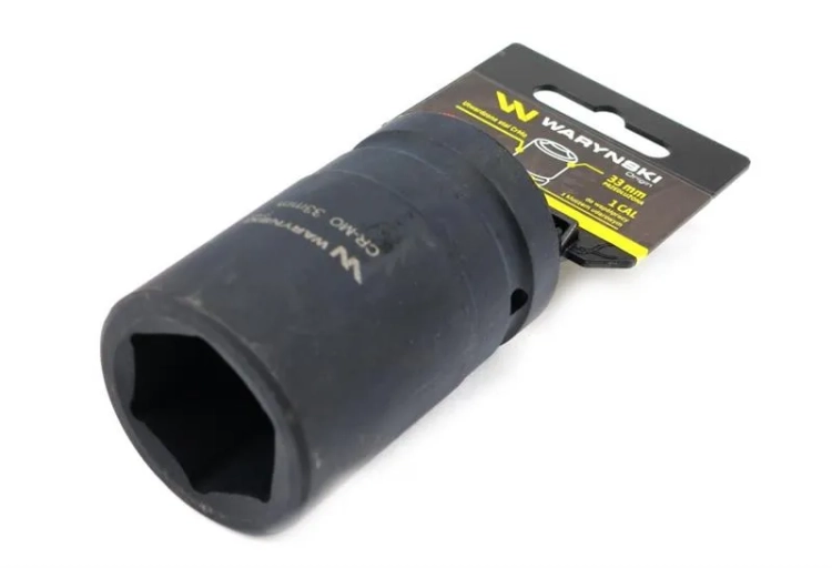 Nasadka udarowa sześciokątna 1"długa 32 mm CrMo DIN 3129 Waryński