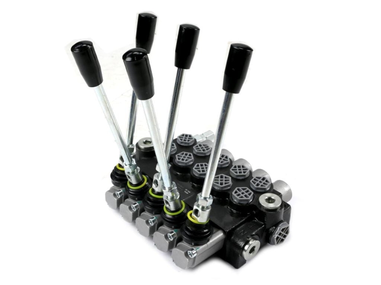 Rozdzielacz hydrauliczny 5-sekcyjny 40L (5-sekcji z zatrzaskiem) VOIMA 2