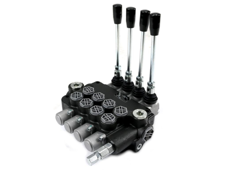 Rozdzielacz hydrauliczny 4-sekcyjny 80L VOIMA 2