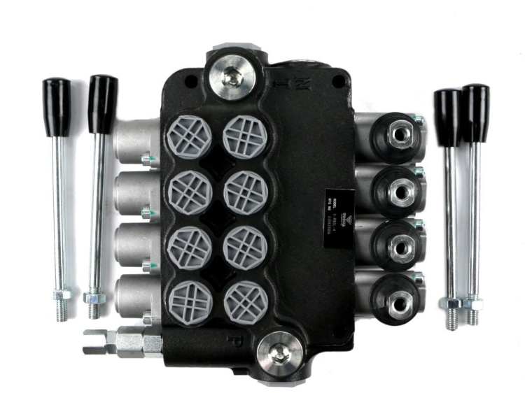 Rozdzielacz hydrauliczny 4-sekcyjny 80L VOIMA 3