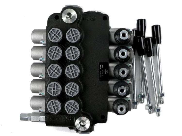 Rozdzielacz hydrauliczny 5-sekcyjny 80L VOIMA 2