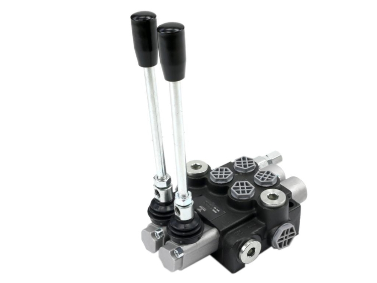 Rozdzielacz hydrauliczny 2-sekcyjny 40L VOIMA 2