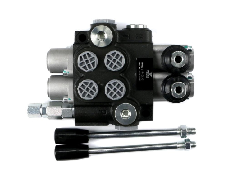 Rozdzielacz hydrauliczny 2-sekcyjny 40L VOIMA  3