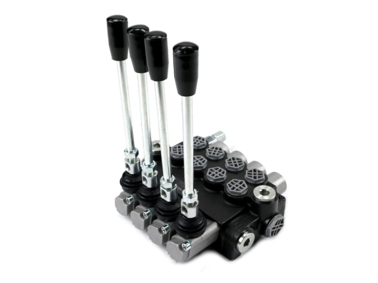 Rozdzielacz hydrauliczny 4-sekcyjny 40L VOIMA 2