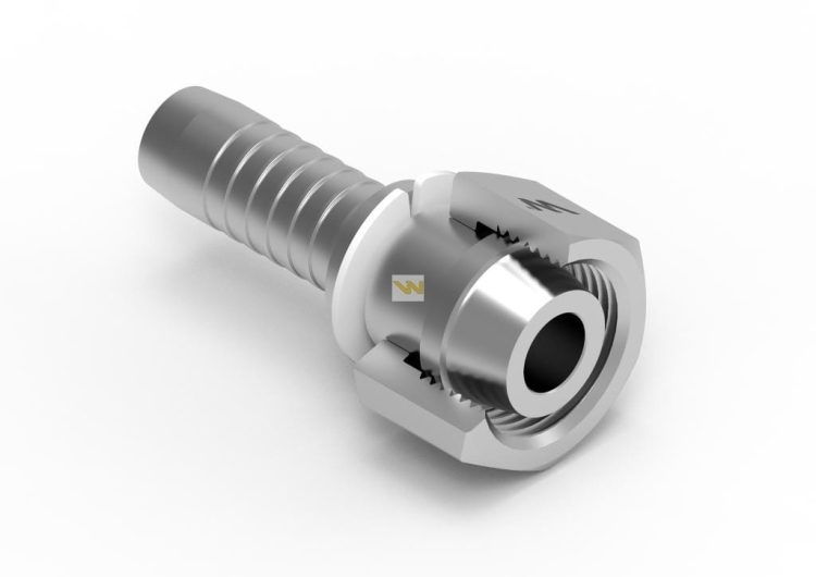 Zakucie hydrauliczne DKL DN08 12L M18x1.5 PREMIUM Waryński 5