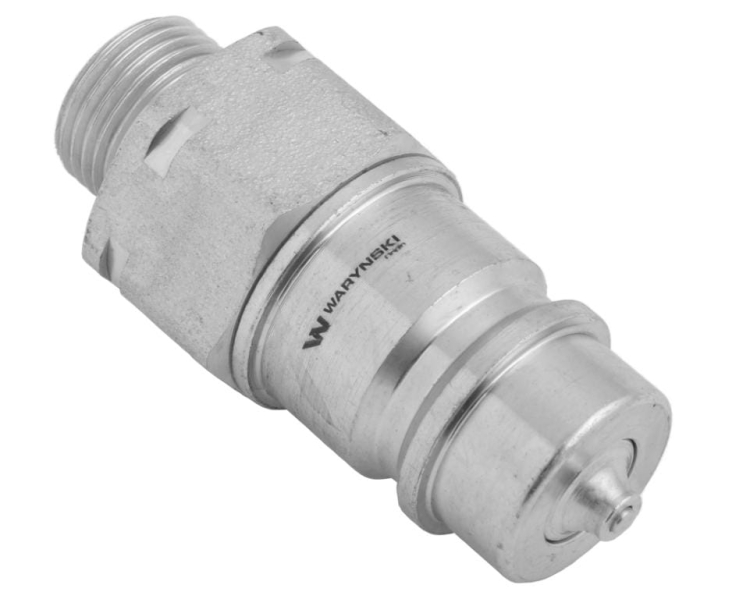 Szybkozłącze hydrauliczne wtyczka M18x1.5 gwint zewnętrzny EURO (9100818W) (ISO 7241-A) Waryński