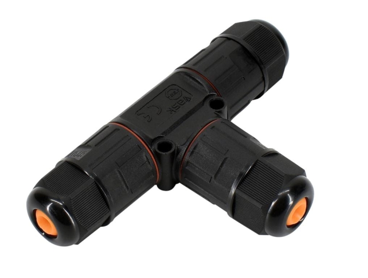 Uniwersalne hermetyczne złącze kablowe IP68 3-torowe trójnik