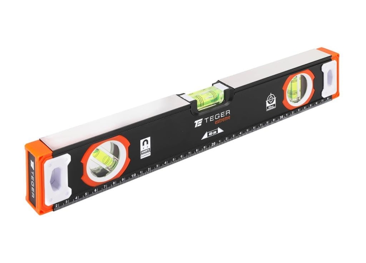 Poziomica aluminiowa/magnetyczna 40 cm Extreme TEGER