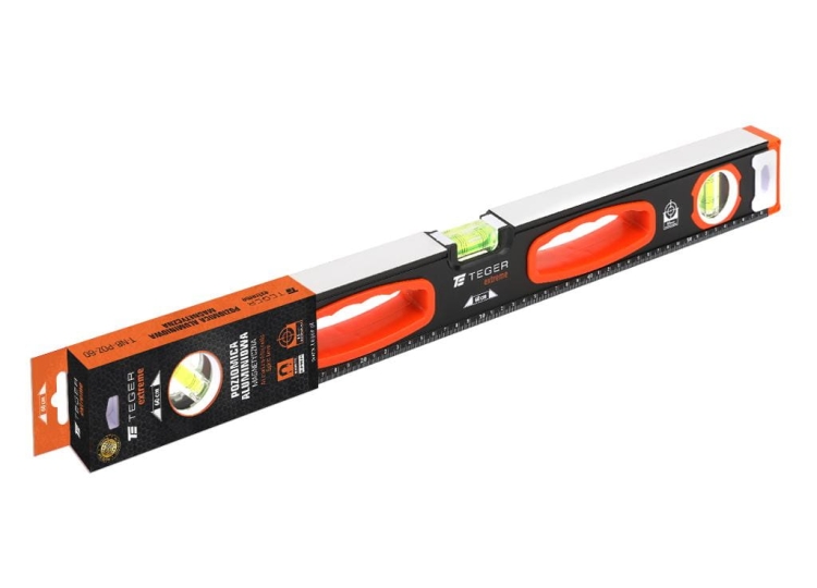 Poziomica aluminiowa/magnetyczna 60 cm Extreme TEGER 3