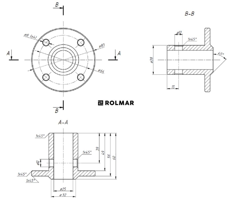 Piasta talerza RNZ (LEJ) 2